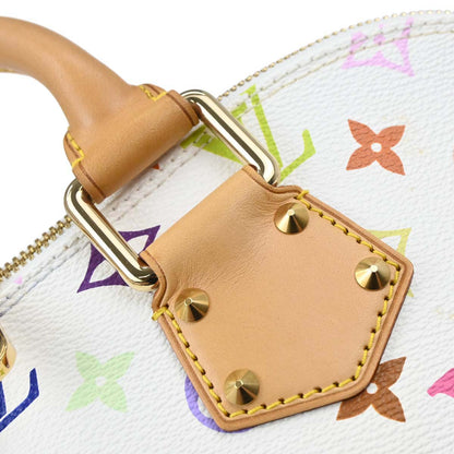 Louis Vuitton 2003 White Monogram Multicolor Alma Handbag M92647