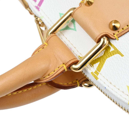 Louis Vuitton 2003 White Monogram Multicolor Alma Handbag M92647