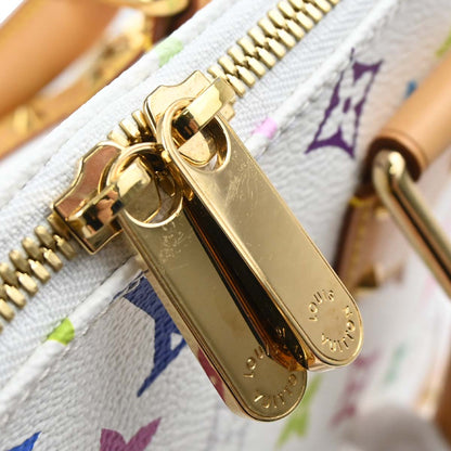 Louis Vuitton 2003 White Monogram Multicolor Alma Handbag M92647