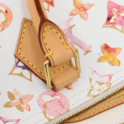 Louis Vuitton White Monogram Watercolor Speedy 35 Handbag M95752