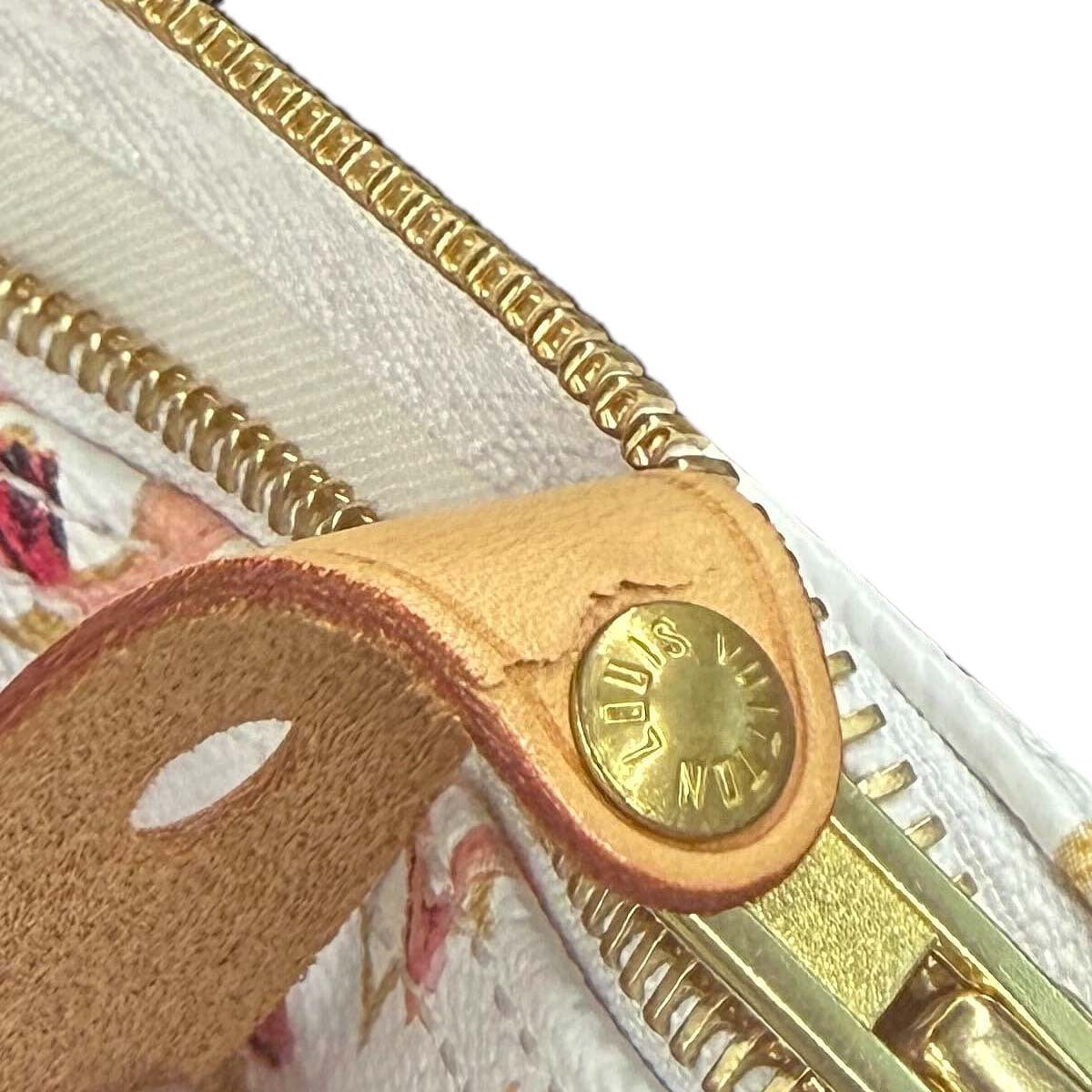 Louis Vuitton White Monogram Watercolor Speedy 35 Handbag M95752