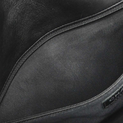 Chanel Black Lambskin Hula Hoop Large Handbag