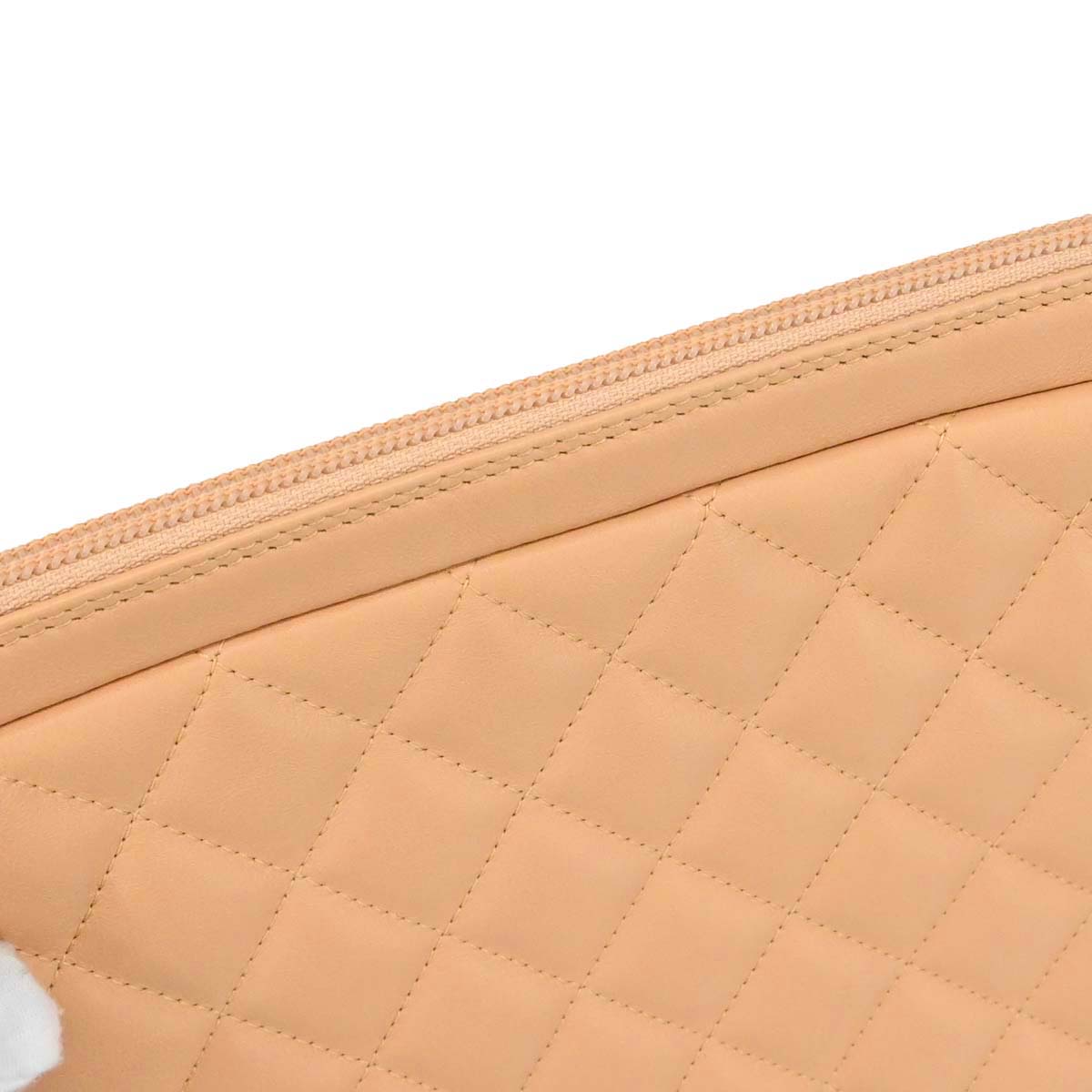 Chanel Beige Calfskin Cambon Ligne Shoulder Bag