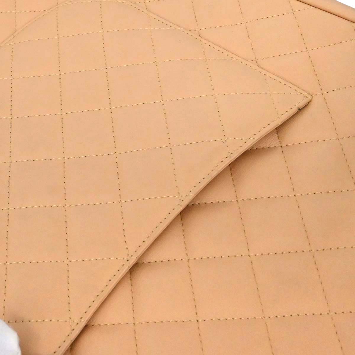 Chanel Beige Calfskin Cambon Ligne Shoulder Bag