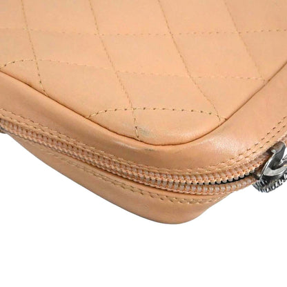 Chanel Beige Calfskin Cambon Ligne Shoulder Bag