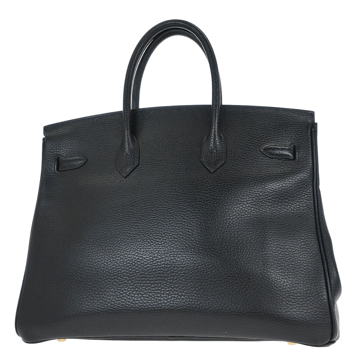 Hermes Black Ardennes Birkin 35 Handbag