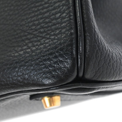 Hermes Black Ardennes Birkin 35 Handbag