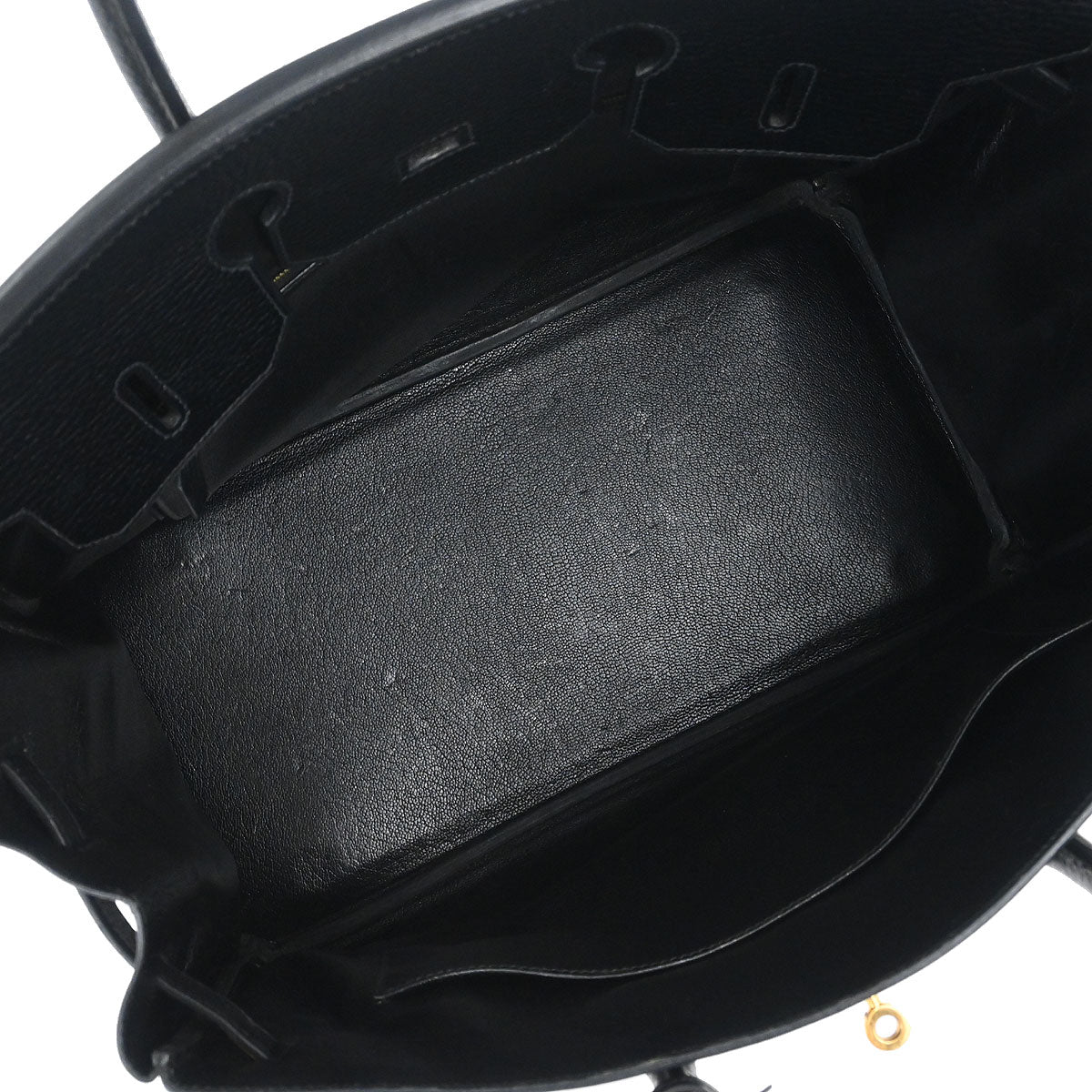 Hermes Black Ardennes Birkin 35 Handbag