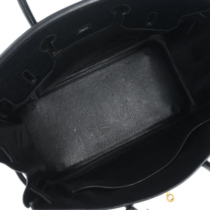 Hermes Black Ardennes Birkin 35 Handbag