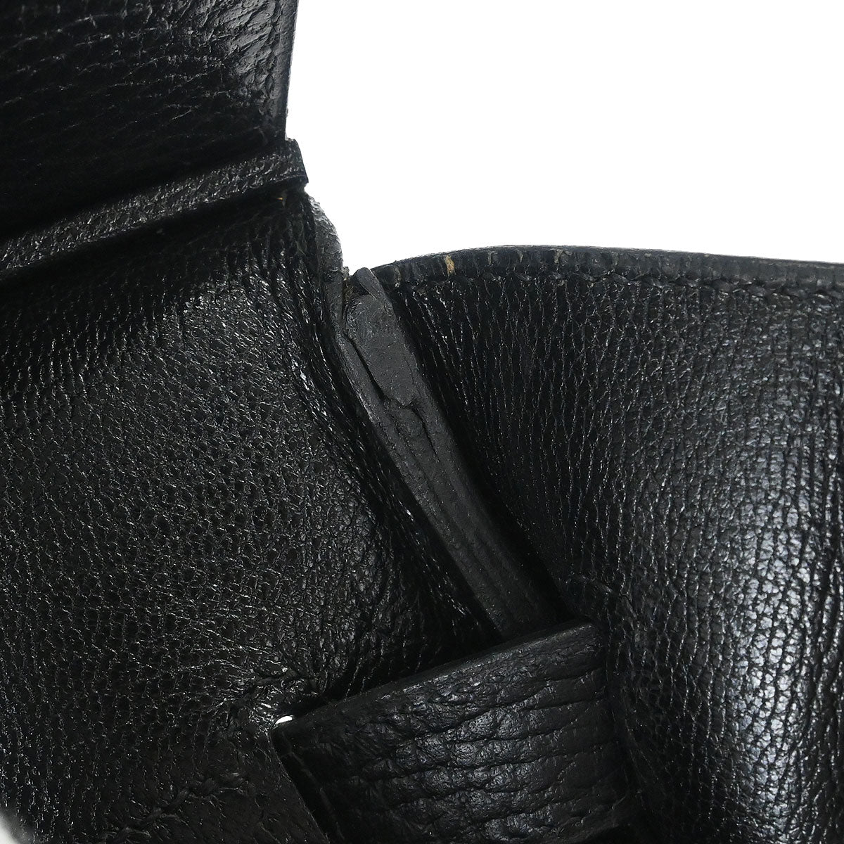 Hermes Black Ardennes Birkin 35 Handbag