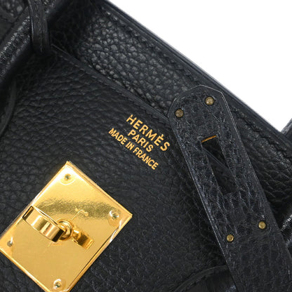 Hermes Black Ardennes Birkin 35 Handbag