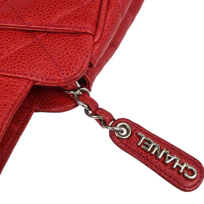 Chanel Red Caviar Skin Handbag