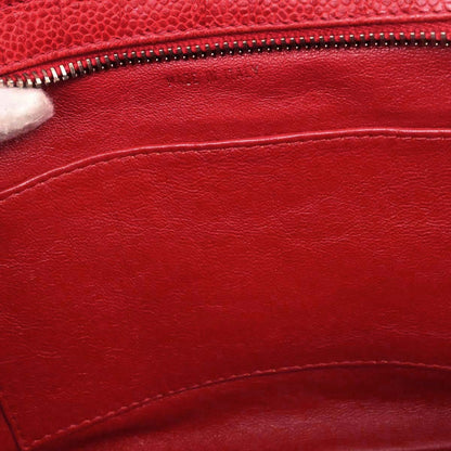 Chanel Red Caviar Skin Handbag