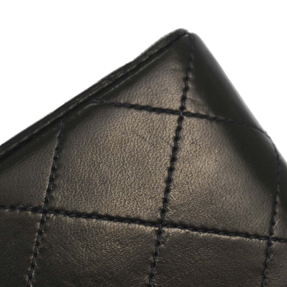 Chanel 1991-1994 Black Lambskin Mini Classic Square Flap Shoulder Bag 17