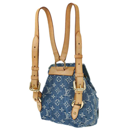 Louis Vuitton 2006 Blue Monogram Denim Sac a Dos PM Backpack M95057