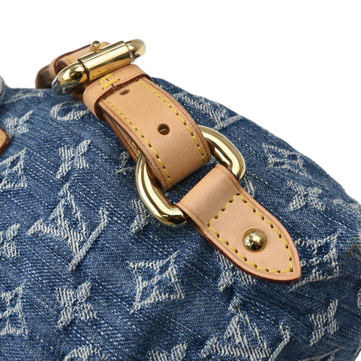 Louis Vuitton 2006 Blue Monogram Denim Sac a Dos PM Backpack M95057