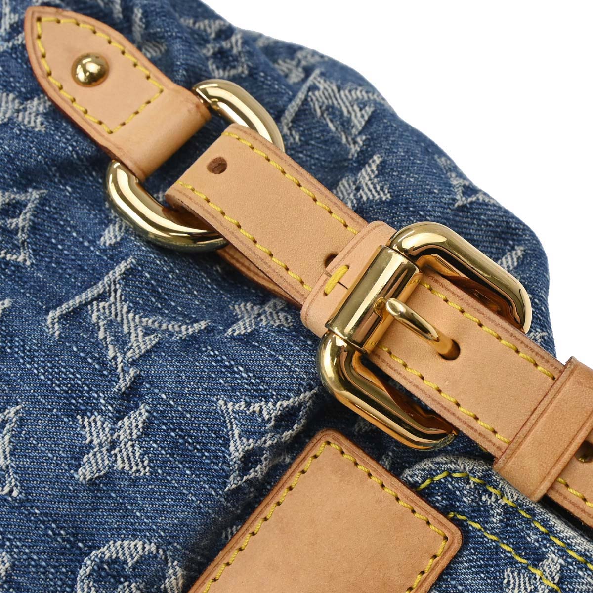 Louis Vuitton 2006 Blue Monogram Denim Sac a Dos PM Backpack M95057