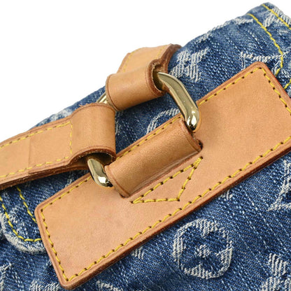 Louis Vuitton 2006 Blue Monogram Denim Sac a Dos PM Backpack M95057