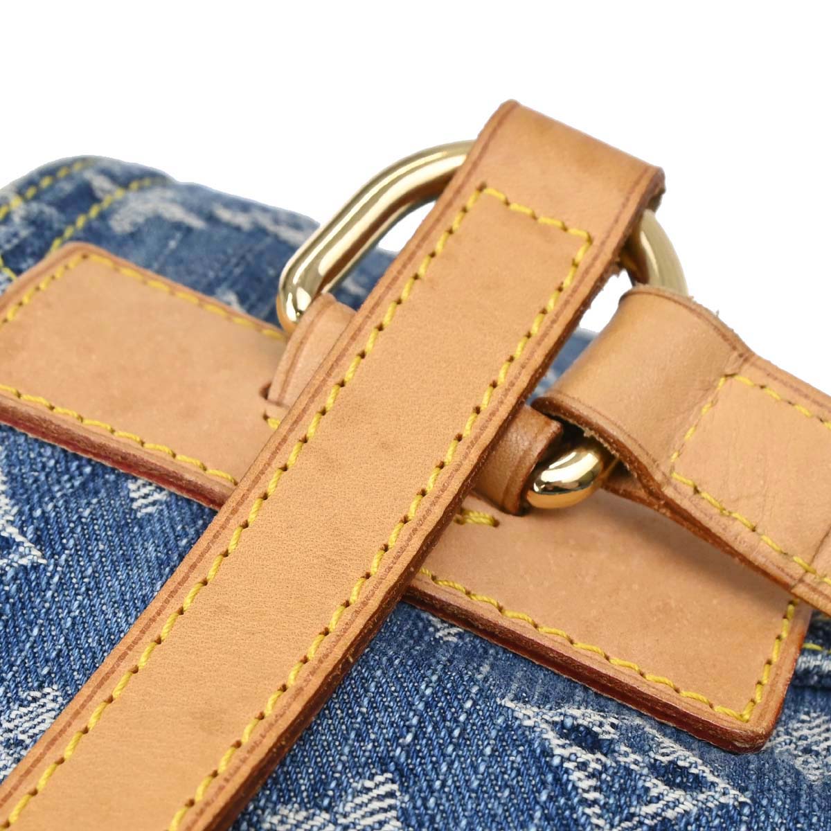 Louis Vuitton 2006 Blue Monogram Denim Sac a Dos PM Backpack M95057