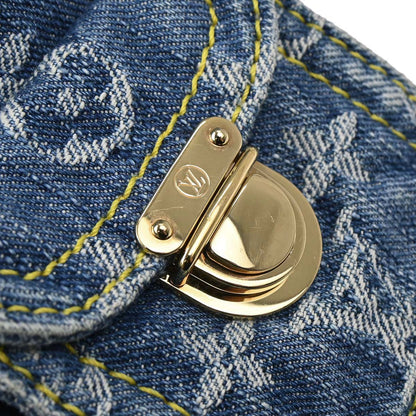 Louis Vuitton 2006 Blue Monogram Denim Sac a Dos PM Backpack M95057