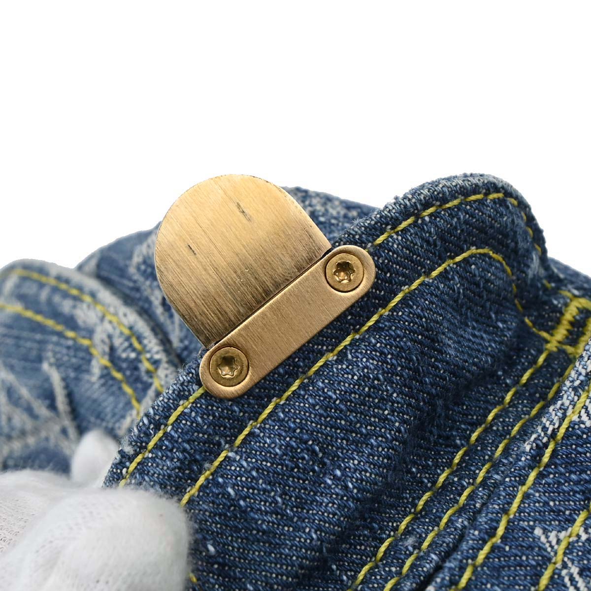 Louis Vuitton 2006 Blue Monogram Denim Sac a Dos PM Backpack M95057