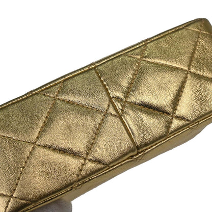 Chanel Gold Lambskin Shoulder Bag