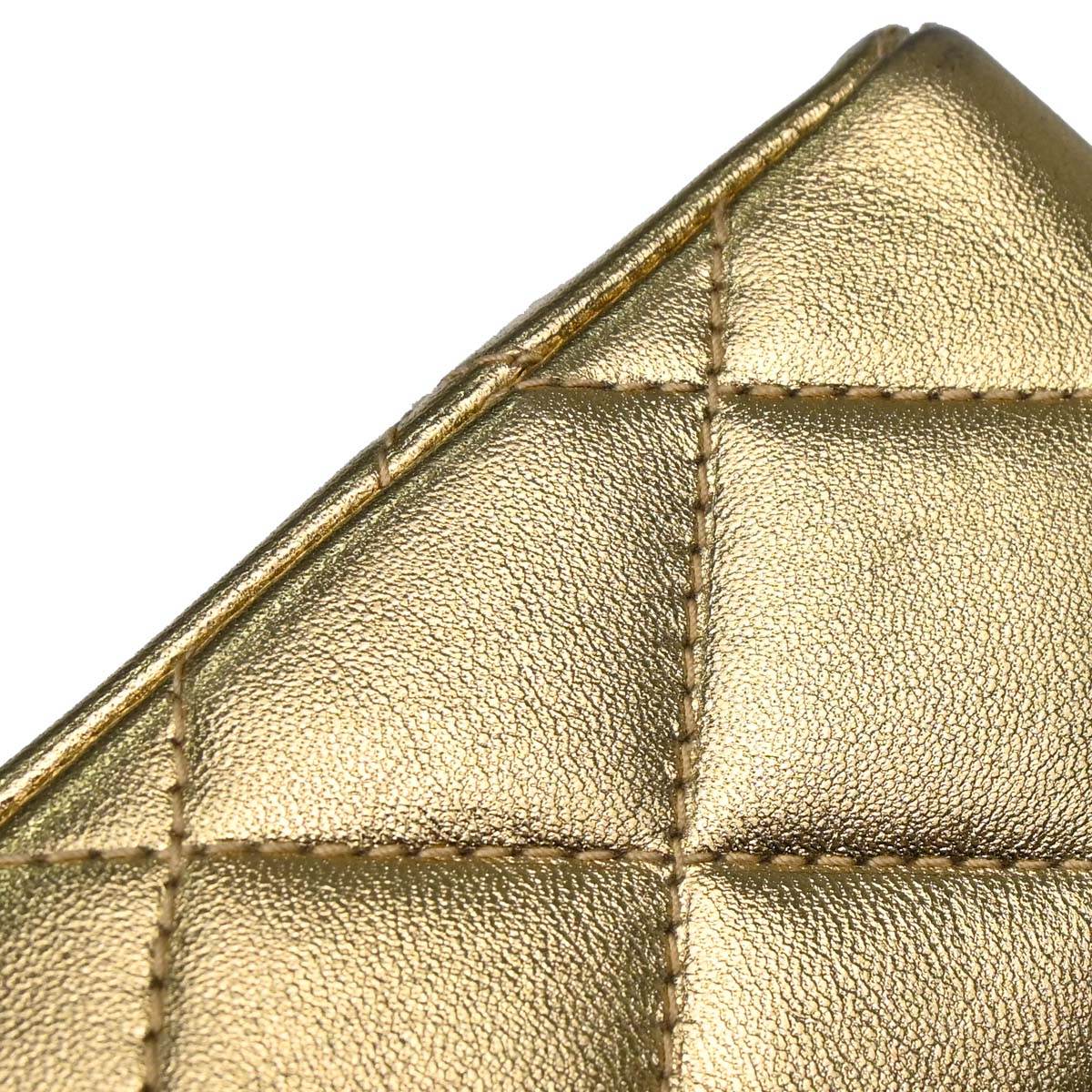 Chanel Gold Lambskin Shoulder Bag