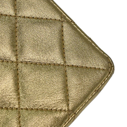 Chanel Gold Lambskin Shoulder Bag