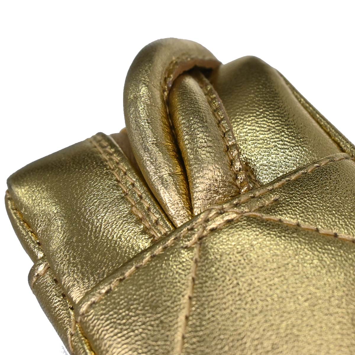 Chanel Gold Lambskin Shoulder Bag
