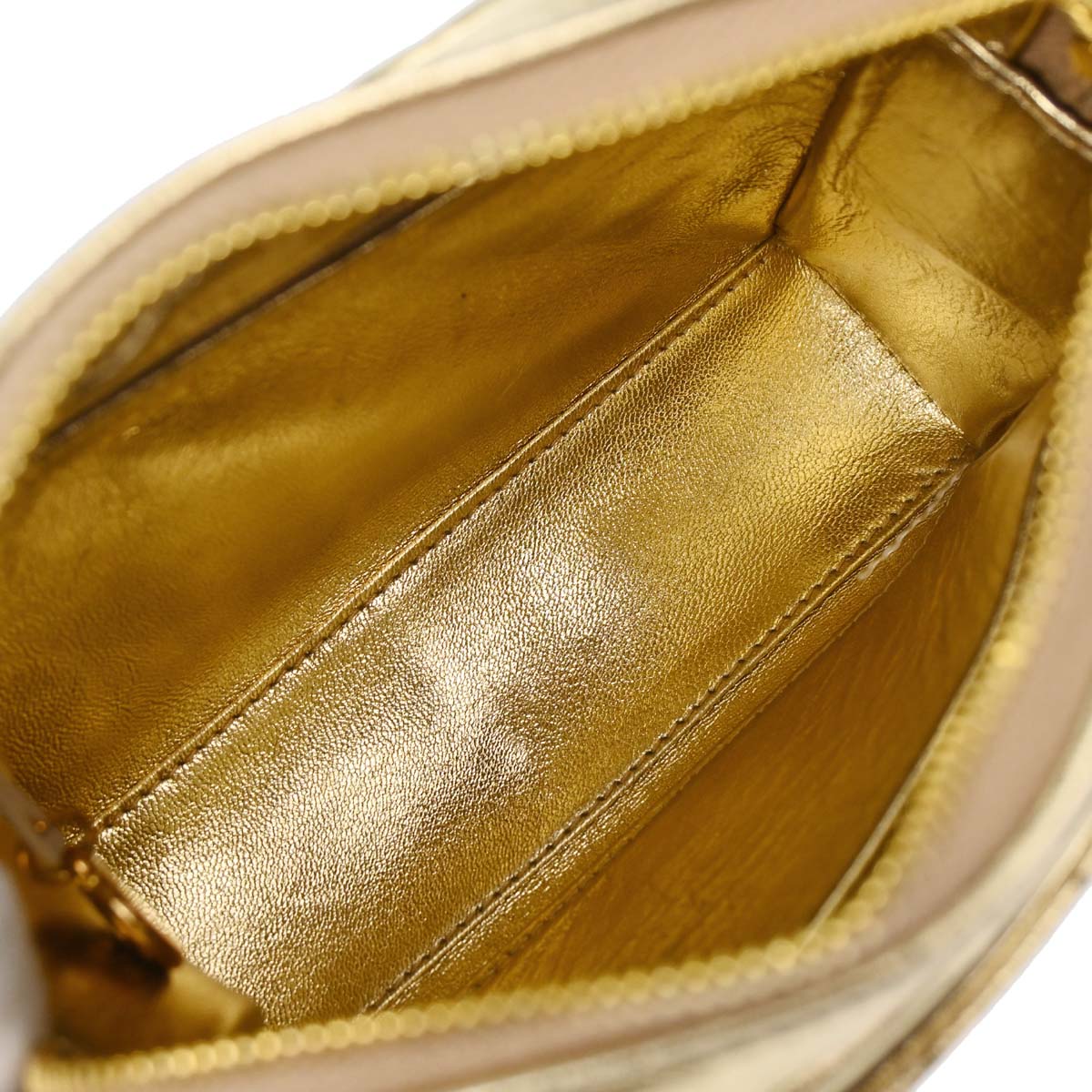 Chanel Gold Lambskin Shoulder Bag