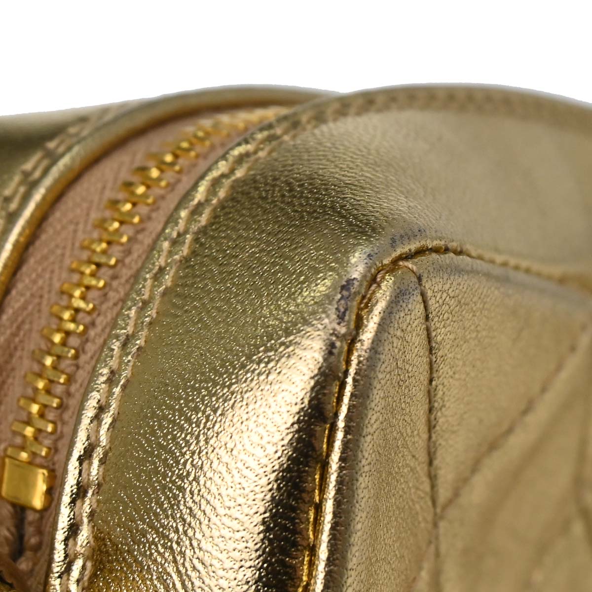Chanel Gold Lambskin Shoulder Bag