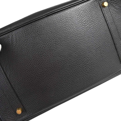 Hermes Black Ardennes Birkin 35 Handbag