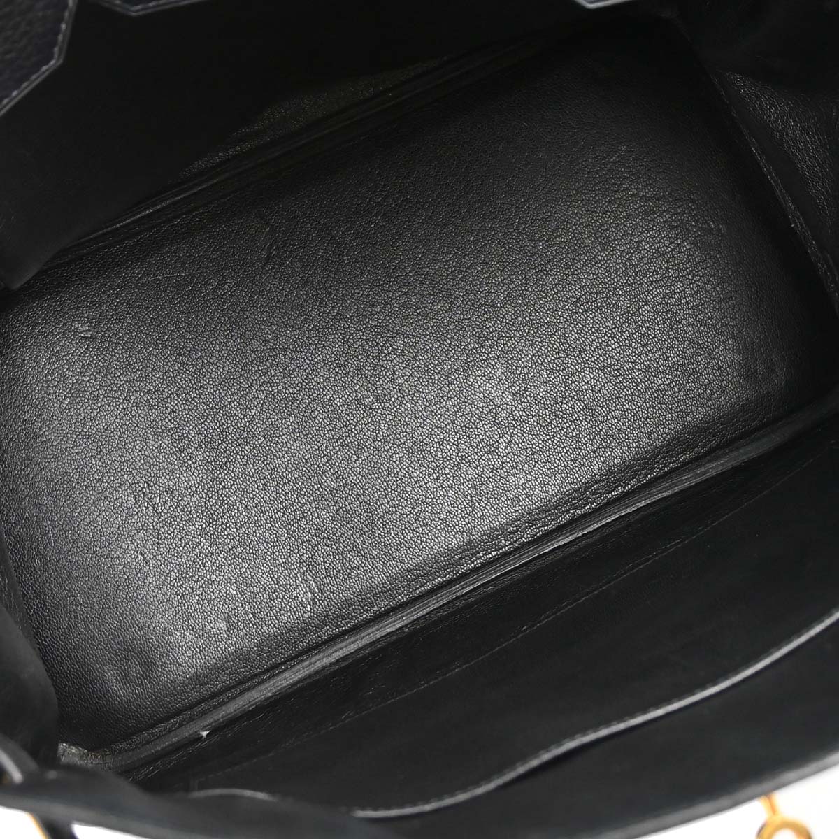 Hermes Black Ardennes Birkin 35 Handbag