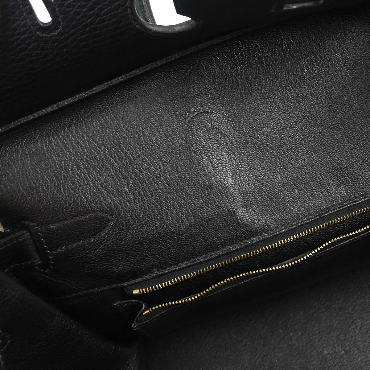 Hermes Black Ardennes Birkin 35 Handbag