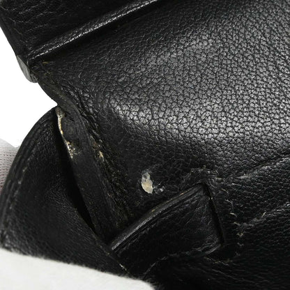 Hermes Black Ardennes Birkin 35 Handbag