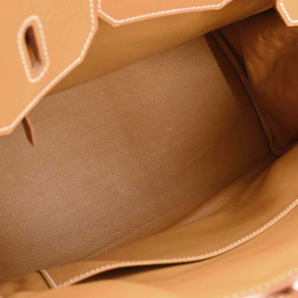 Hermes Blue Natural Toile Jean Vache Haut a Courroies 32 Handbag