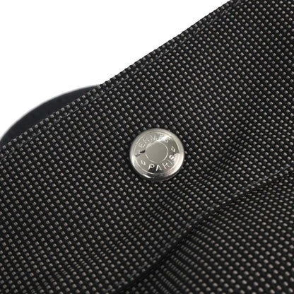 Hermes Gray Canvas Herline Tote TGM Handbag