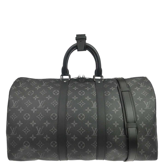 Louis Vuitton Monogram Eclipse Keepall Bandouliere 45 Duffle Bag M40569