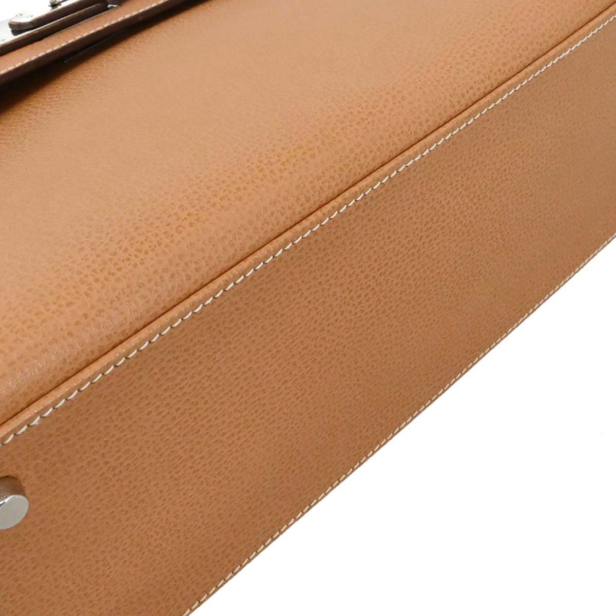 Hermes Natural Vache Liegee Kelly 28 Sellier 2way Shoulder Handbag