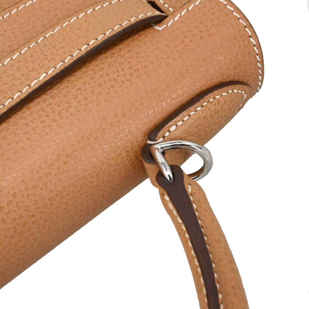 Hermes Natural Vache Liegee Kelly 28 Sellier 2way Shoulder Handbag