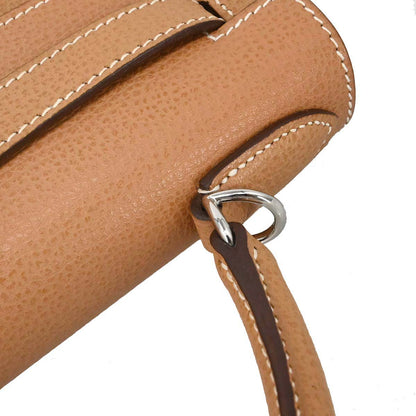 Hermes Natural Vache Liegee Kelly 28 Sellier 2way Shoulder Handbag