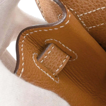 Hermes Natural Vache Liegee Kelly 28 Sellier 2way Shoulder Handbag