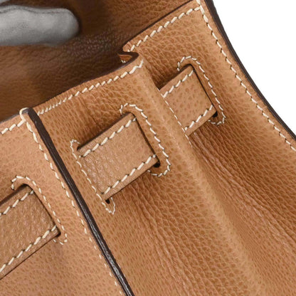 Hermes Natural Vache Liegee Kelly 28 Sellier 2way Shoulder Handbag