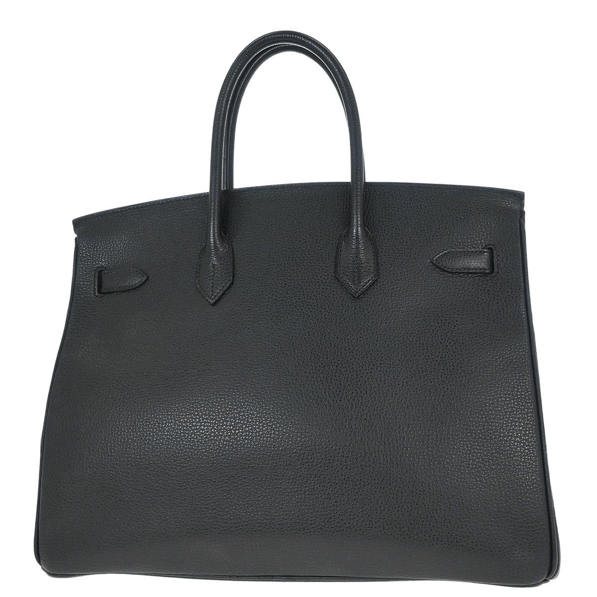 Hermes Black Vache Liegee Birkin 35 Handbag