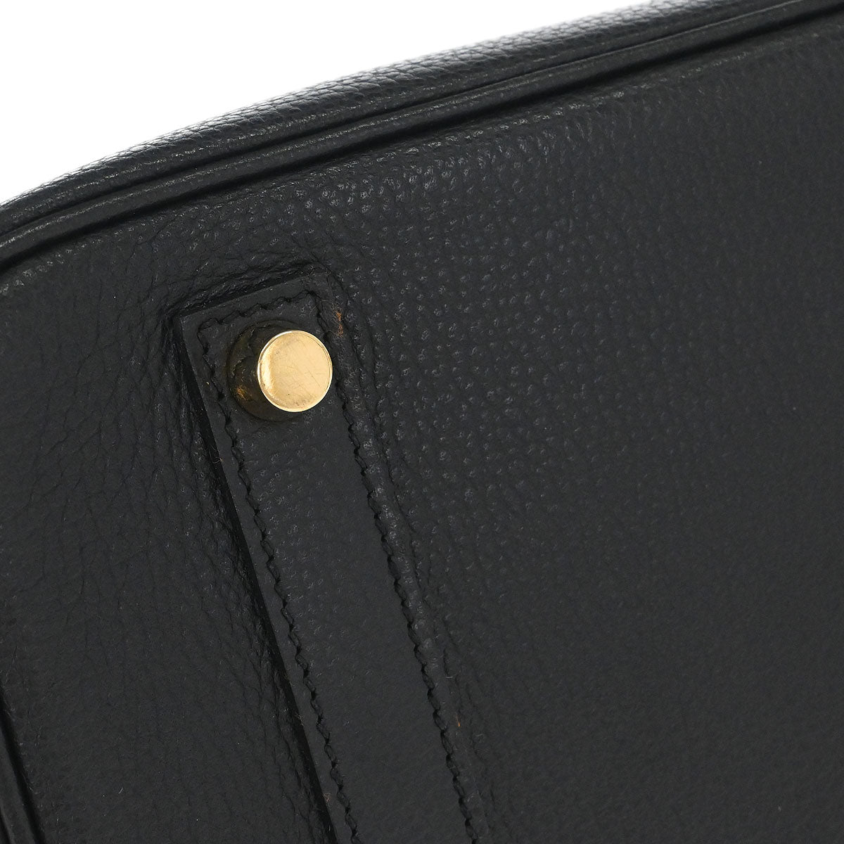 Hermes Black Vache Liegee Birkin 35 Handbag