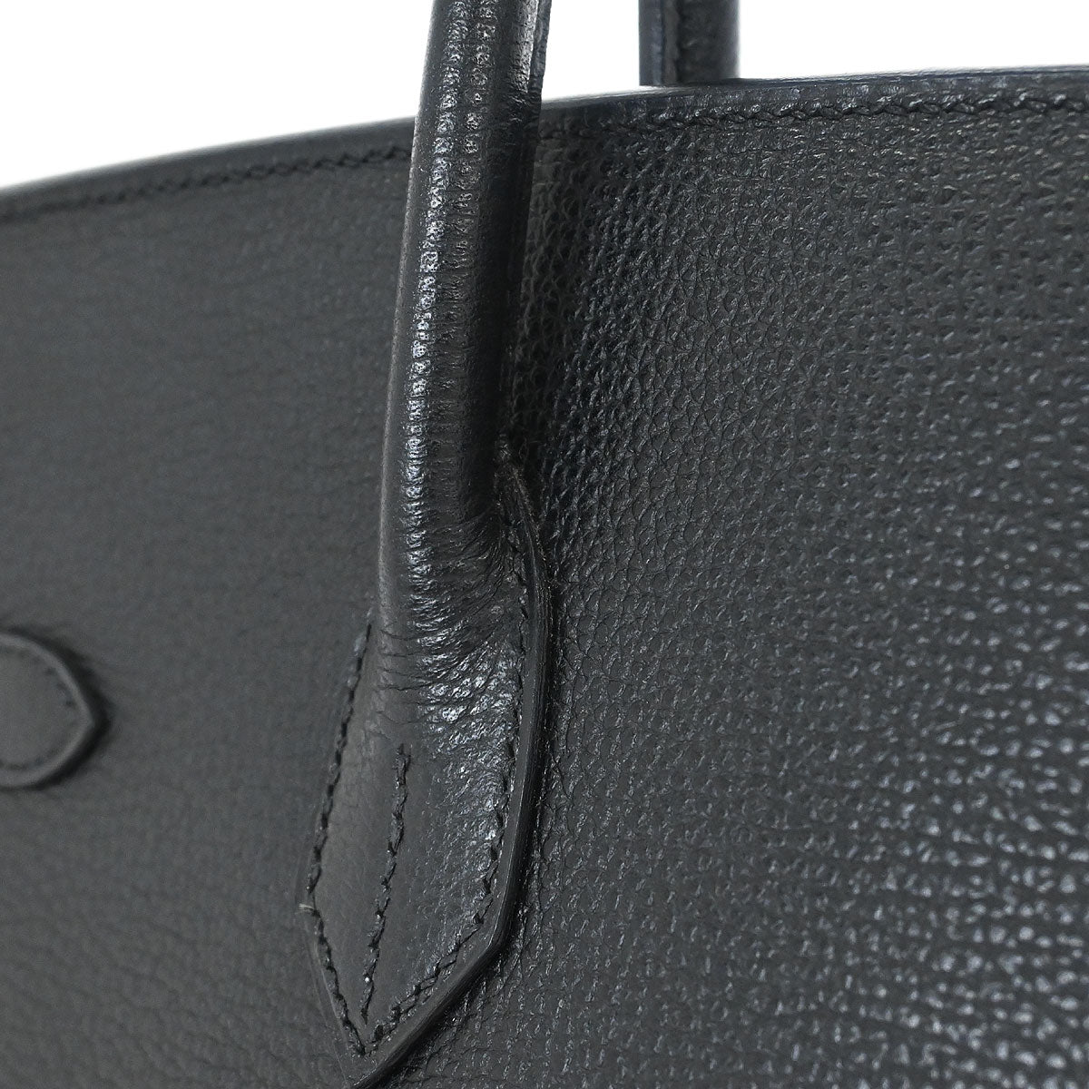 Hermes Black Vache Liegee Birkin 35 Handbag