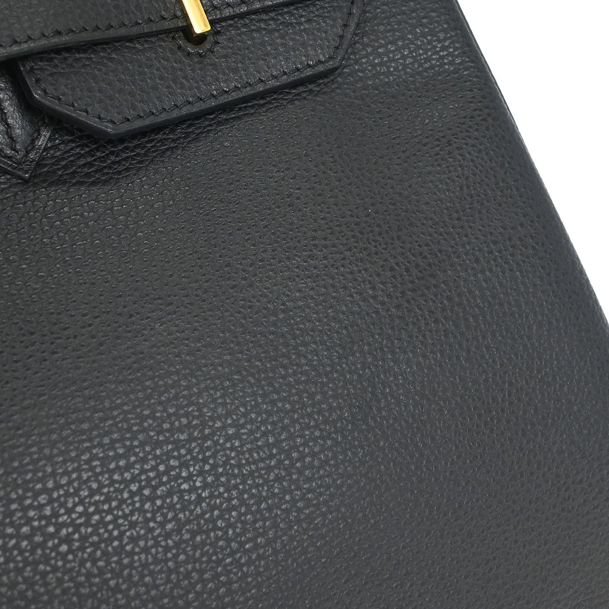 Hermes Black Vache Liegee Birkin 35 Handbag