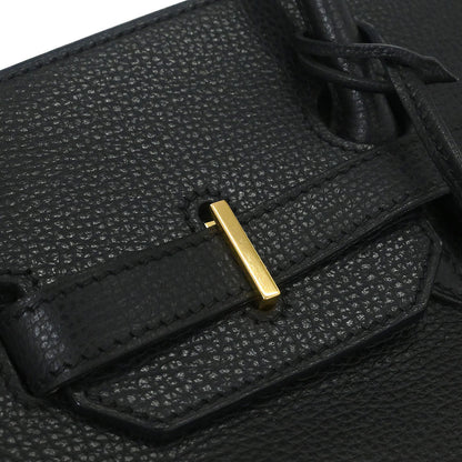 Hermes Black Vache Liegee Birkin 35 Handbag