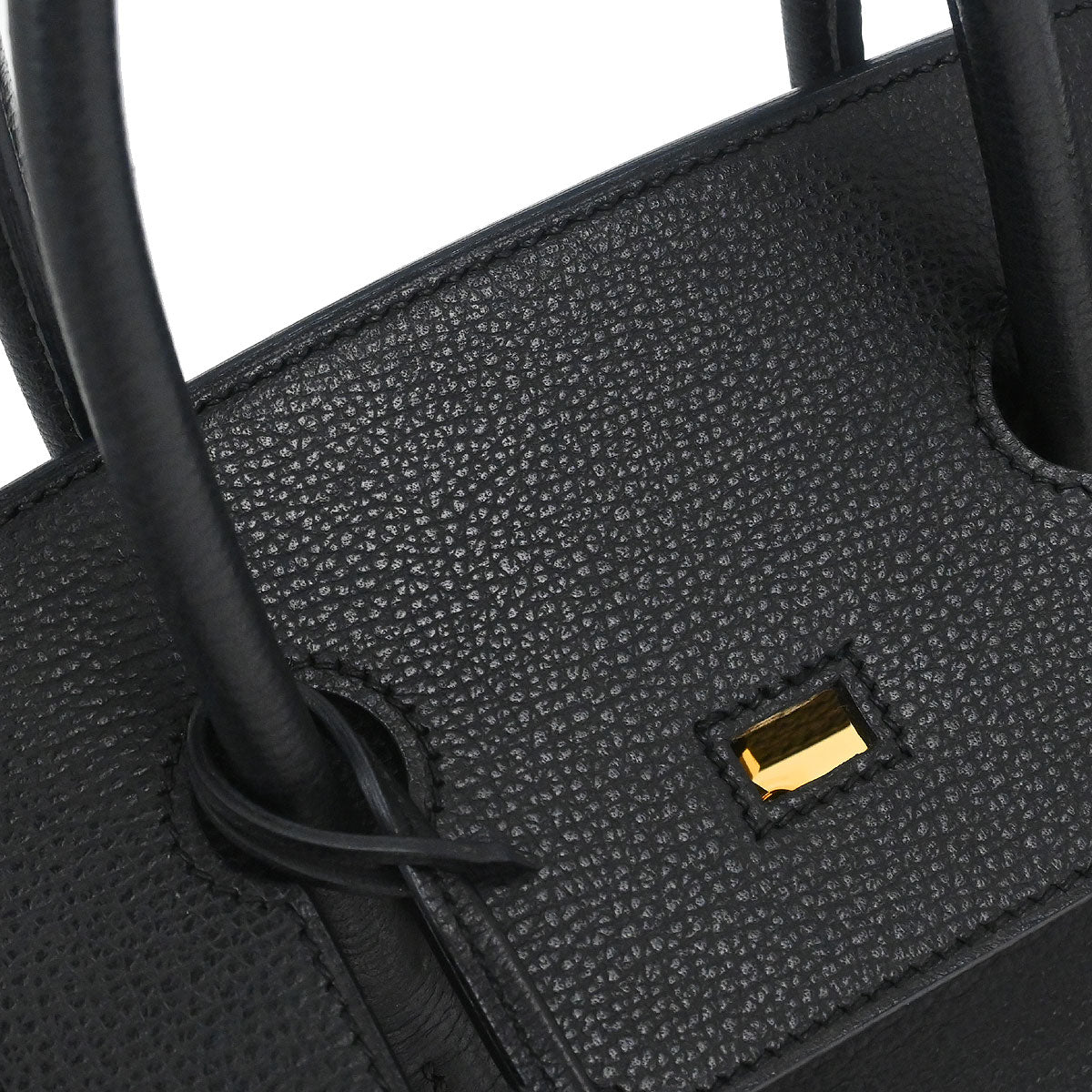 Hermes Black Vache Liegee Birkin 35 Handbag