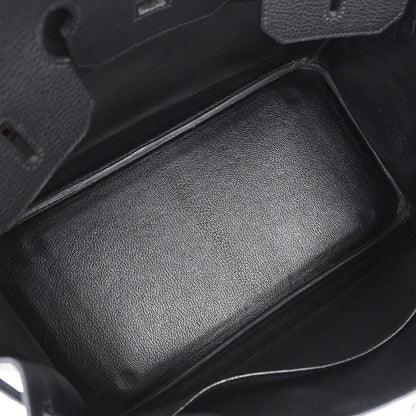 Hermes Black Vache Liegee Birkin 35 Handbag